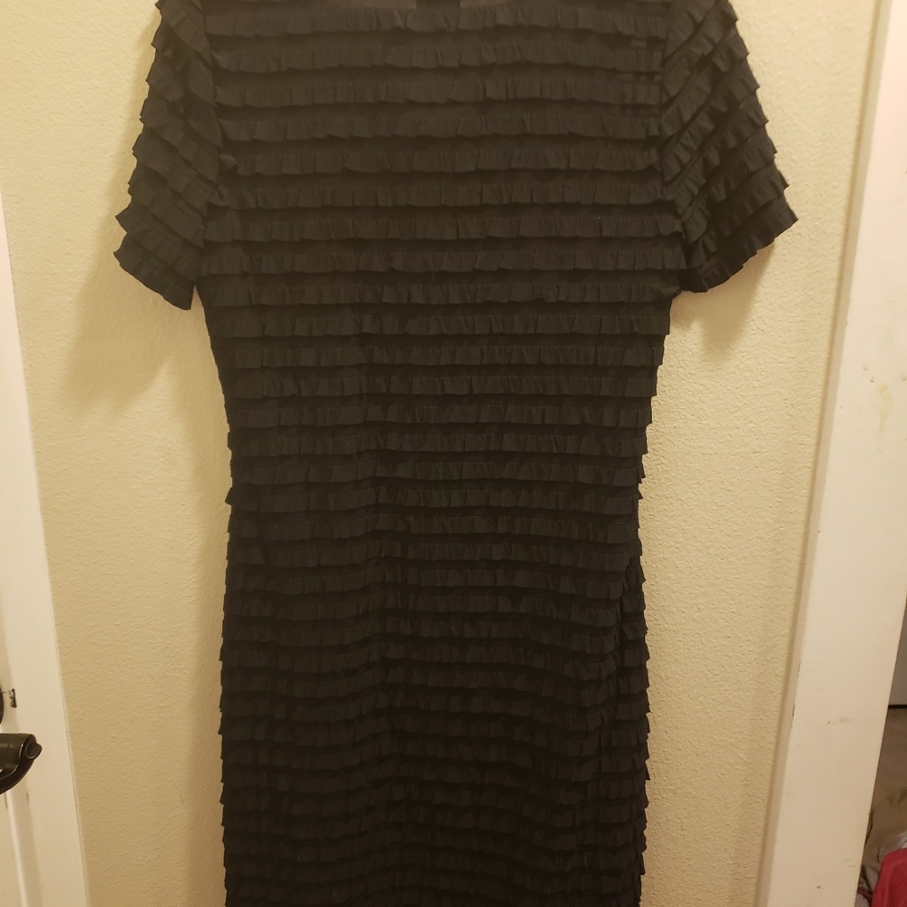 Black‎ Ruffle Dress - Picture 2 of 2